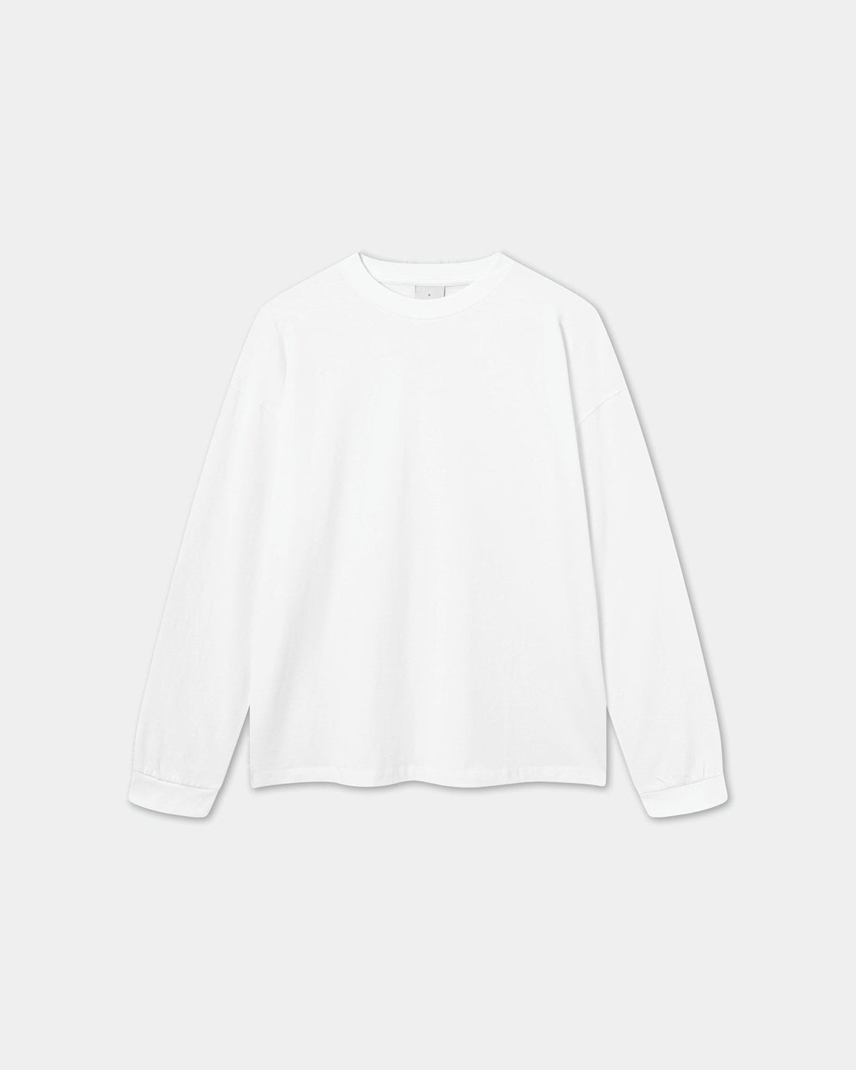 Long Sleeve Oversize, Men - White