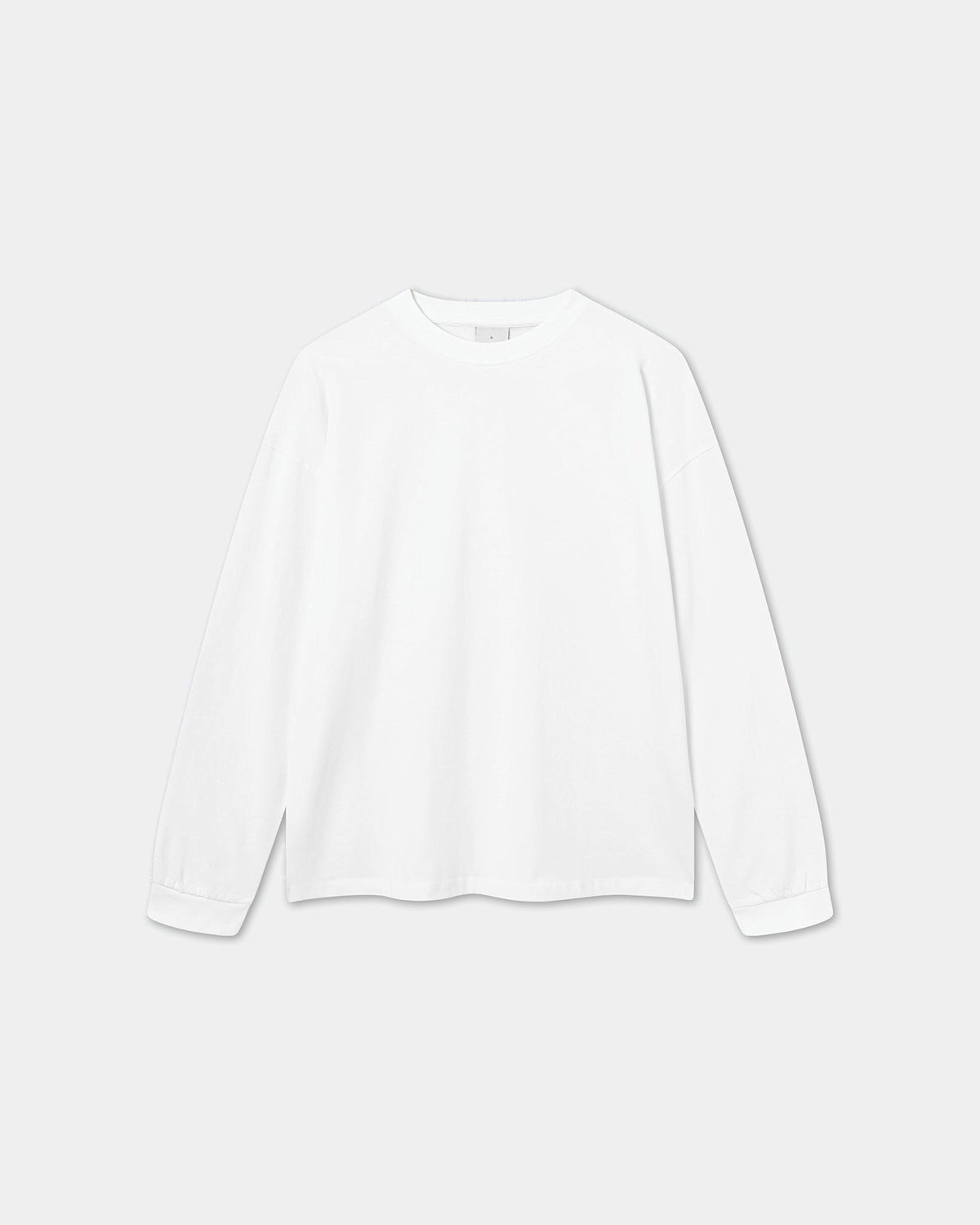 Long Sleeve Oversize, Men - White