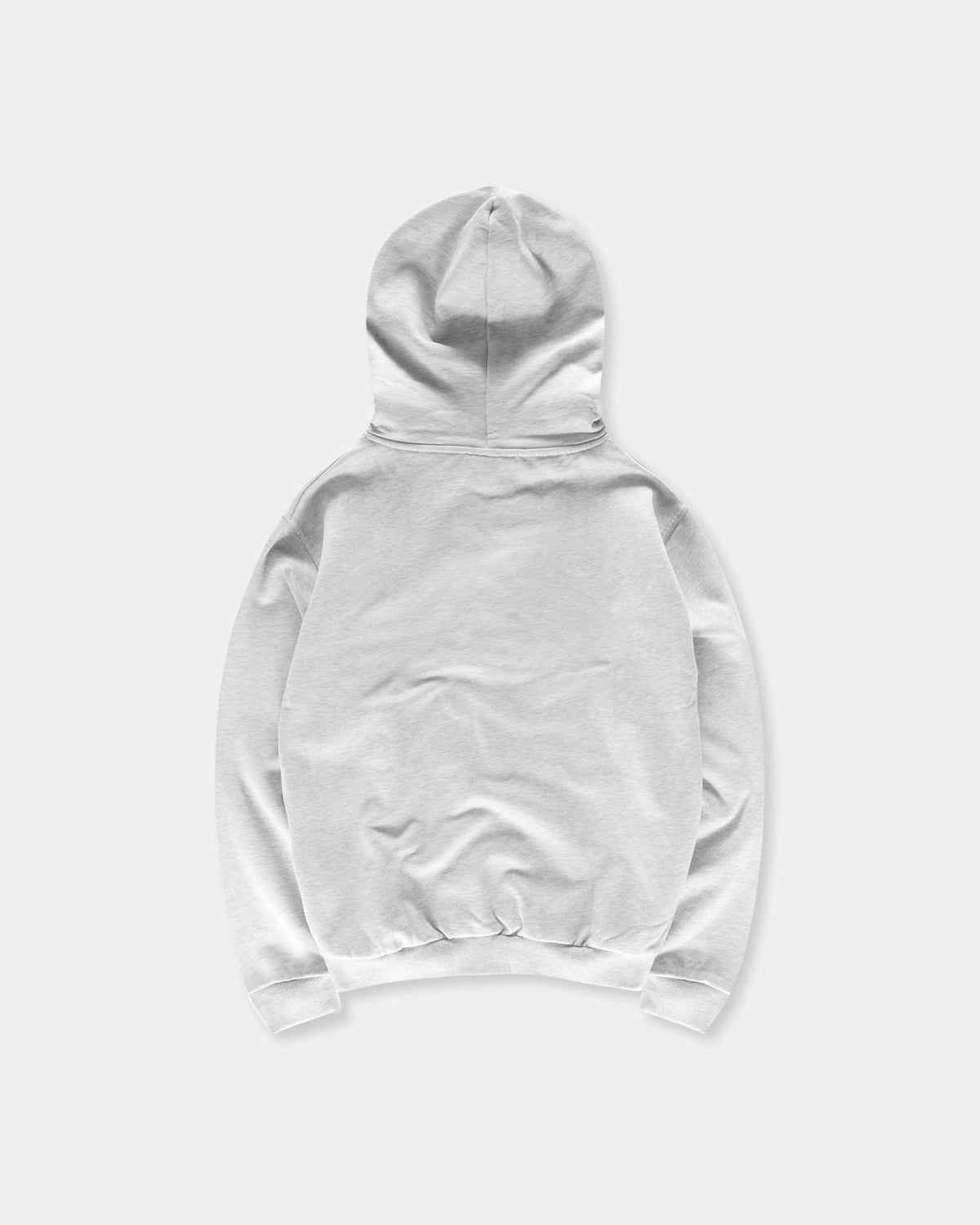 Logo Oversize Zip Hoodie, Men - Cloudy Grey