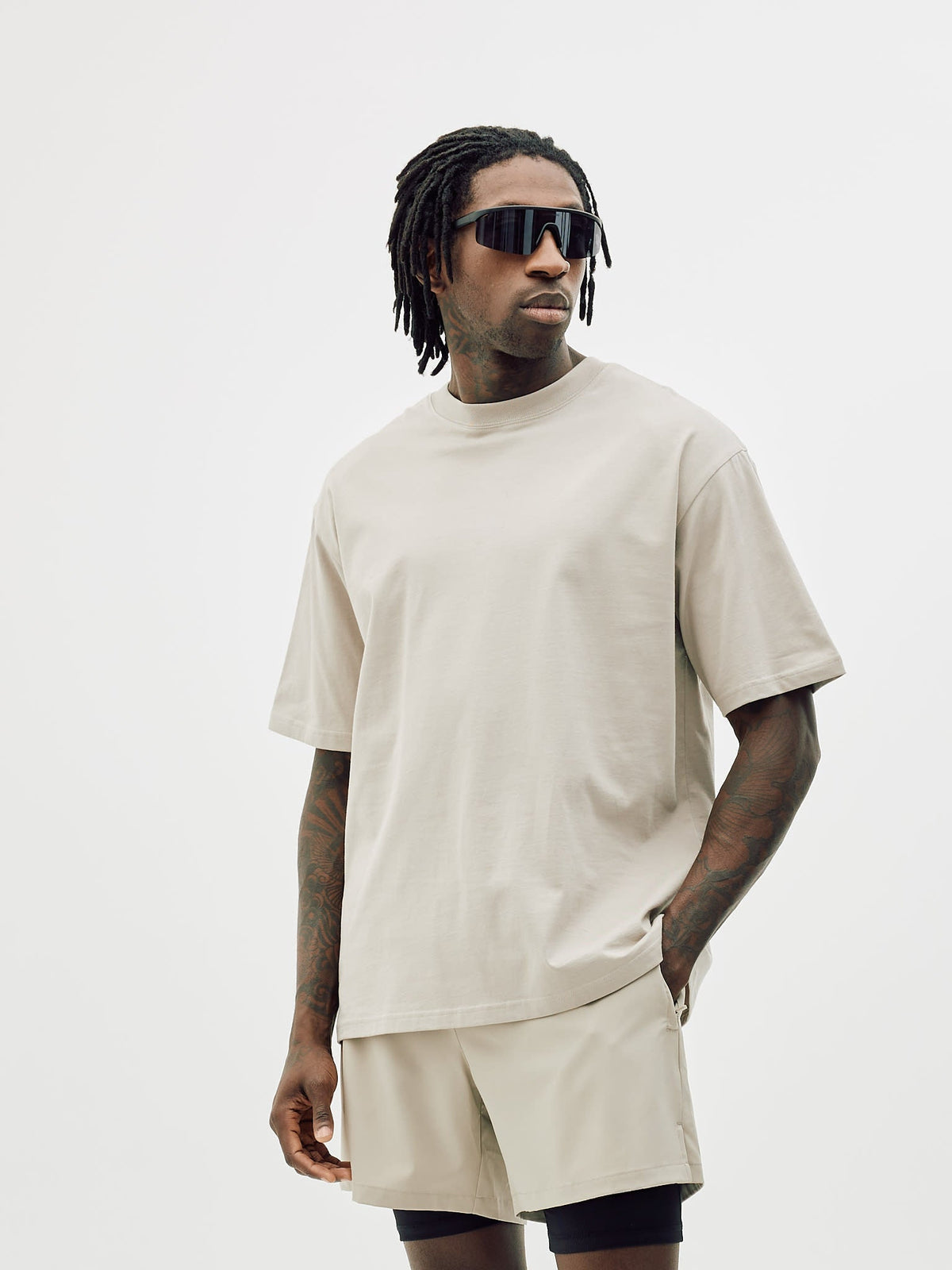 Box Fit Athletic Logo Tee, Men - London Fog