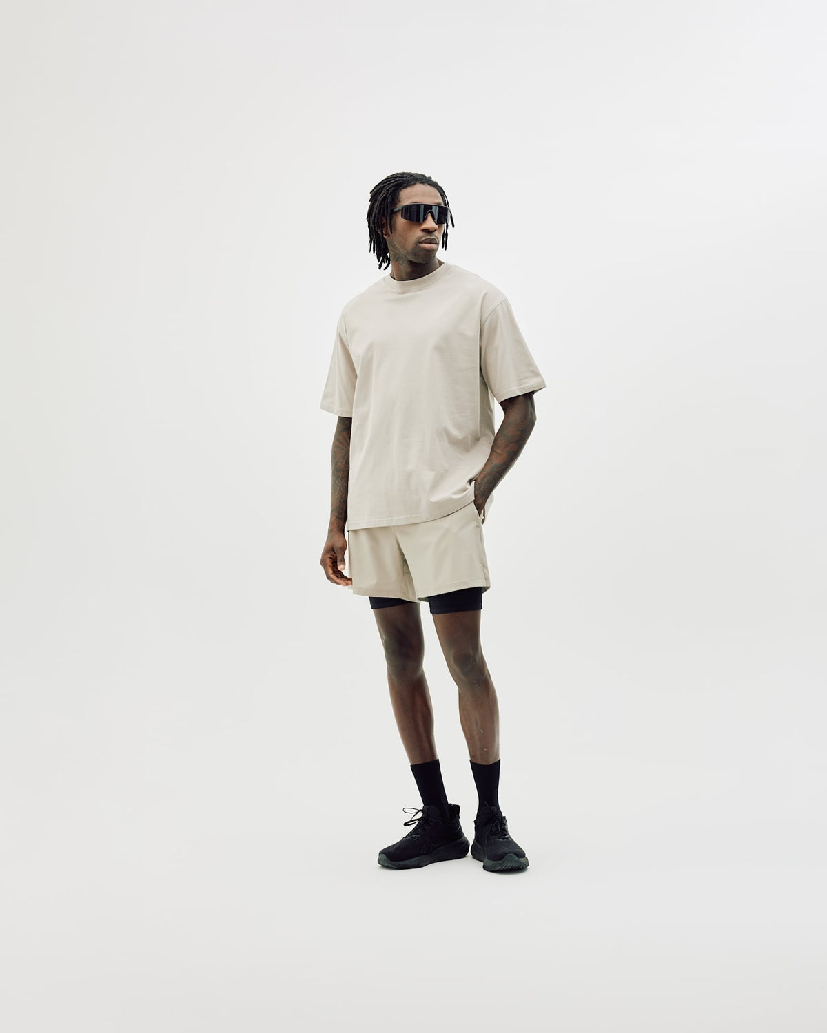 Box Fit Athletic Logo Tee, Men - London Fog
