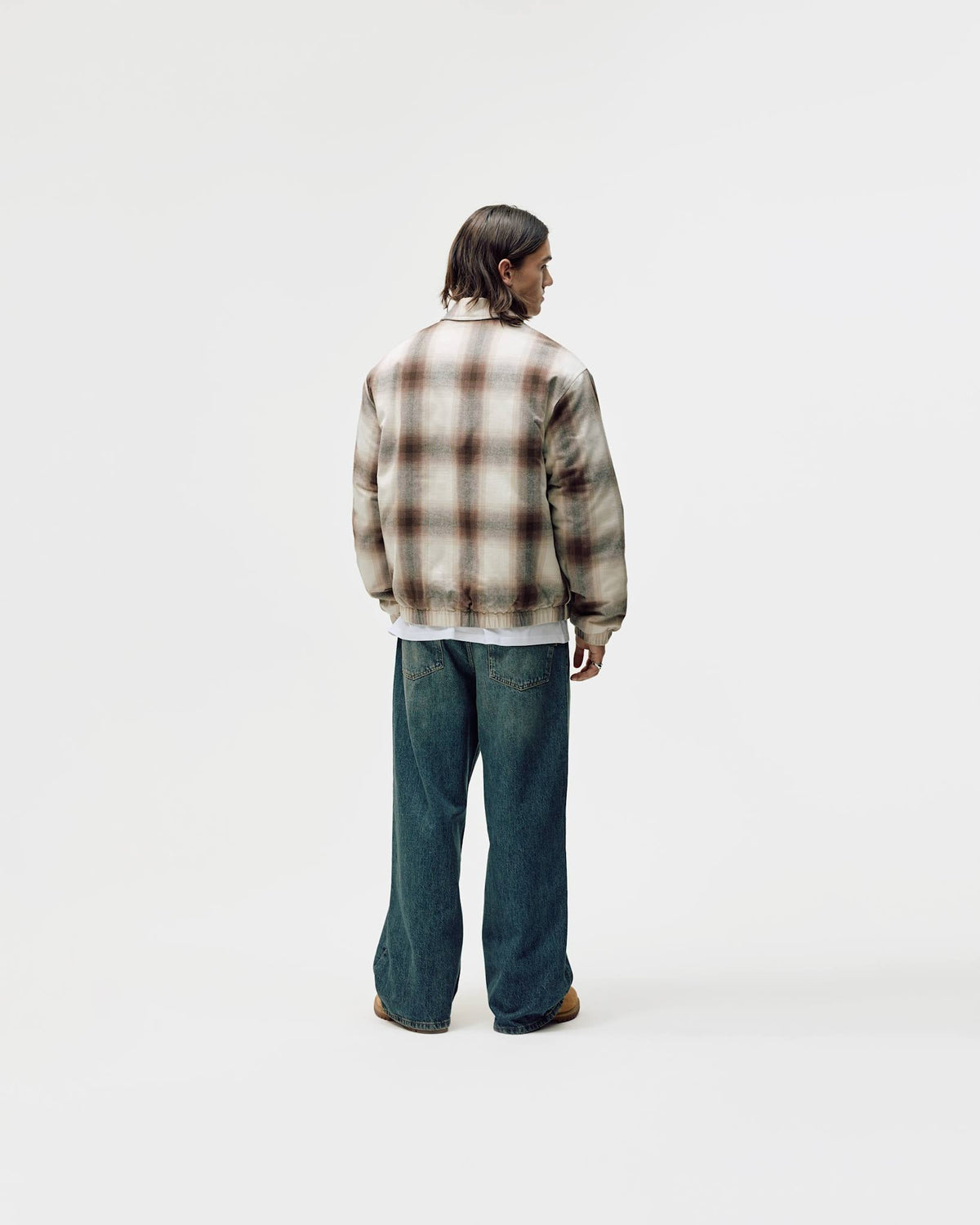 Flannel Jacket, Men - Brown Check