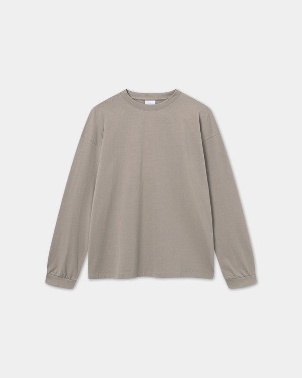 Long Sleeve Oversize, Men - Mocha