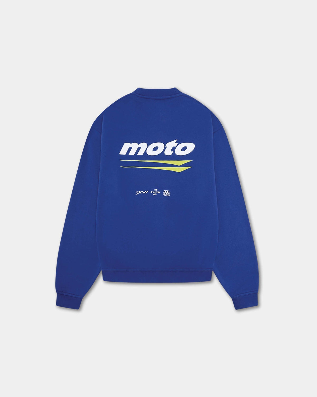 Oversized Crewneck, Men - Moto - Cobalt Blue