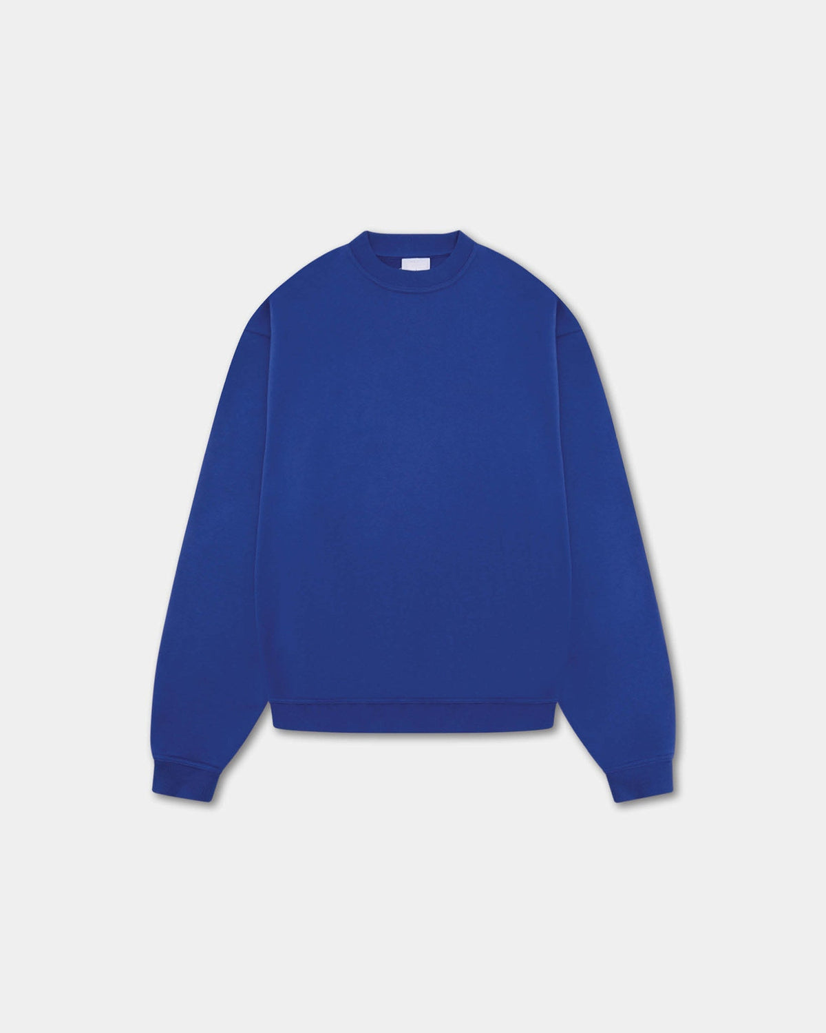 Oversized Crewneck, Men - Moto - Cobalt Blue