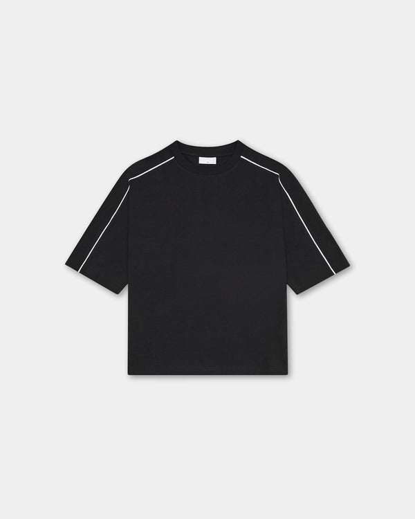 Logo Oversized Box Fit, Men - Black
