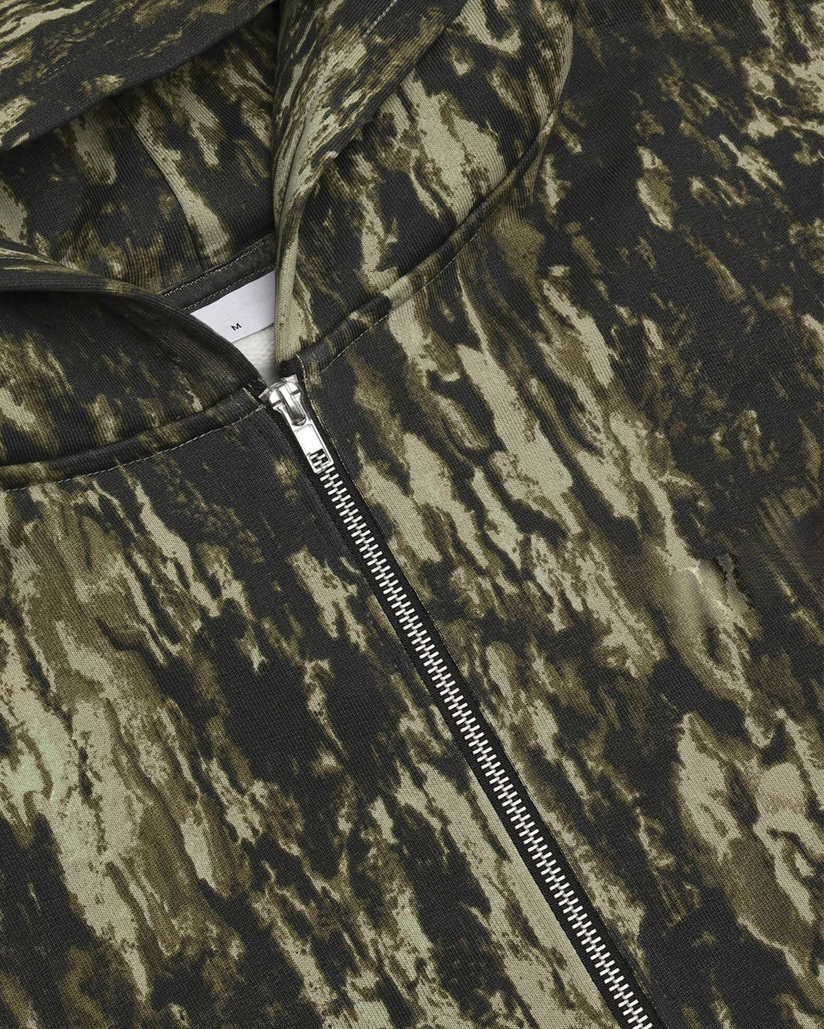 Oversized Zip Hoodie, Men - Garment Services - Camo