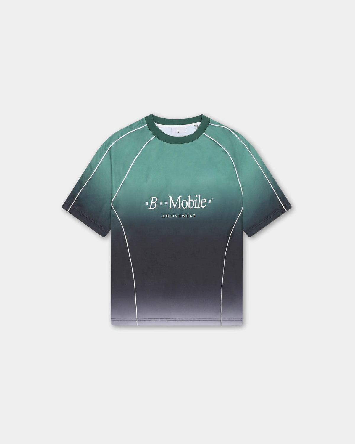 Short Sleeve Football Jersey, Men - Teal Gradient
