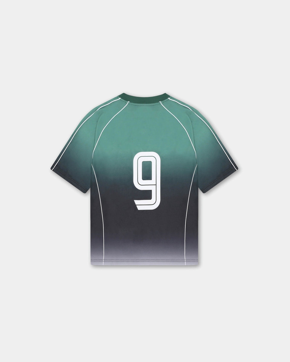 Short Sleeve Football Jersey, Men - Teal Gradient