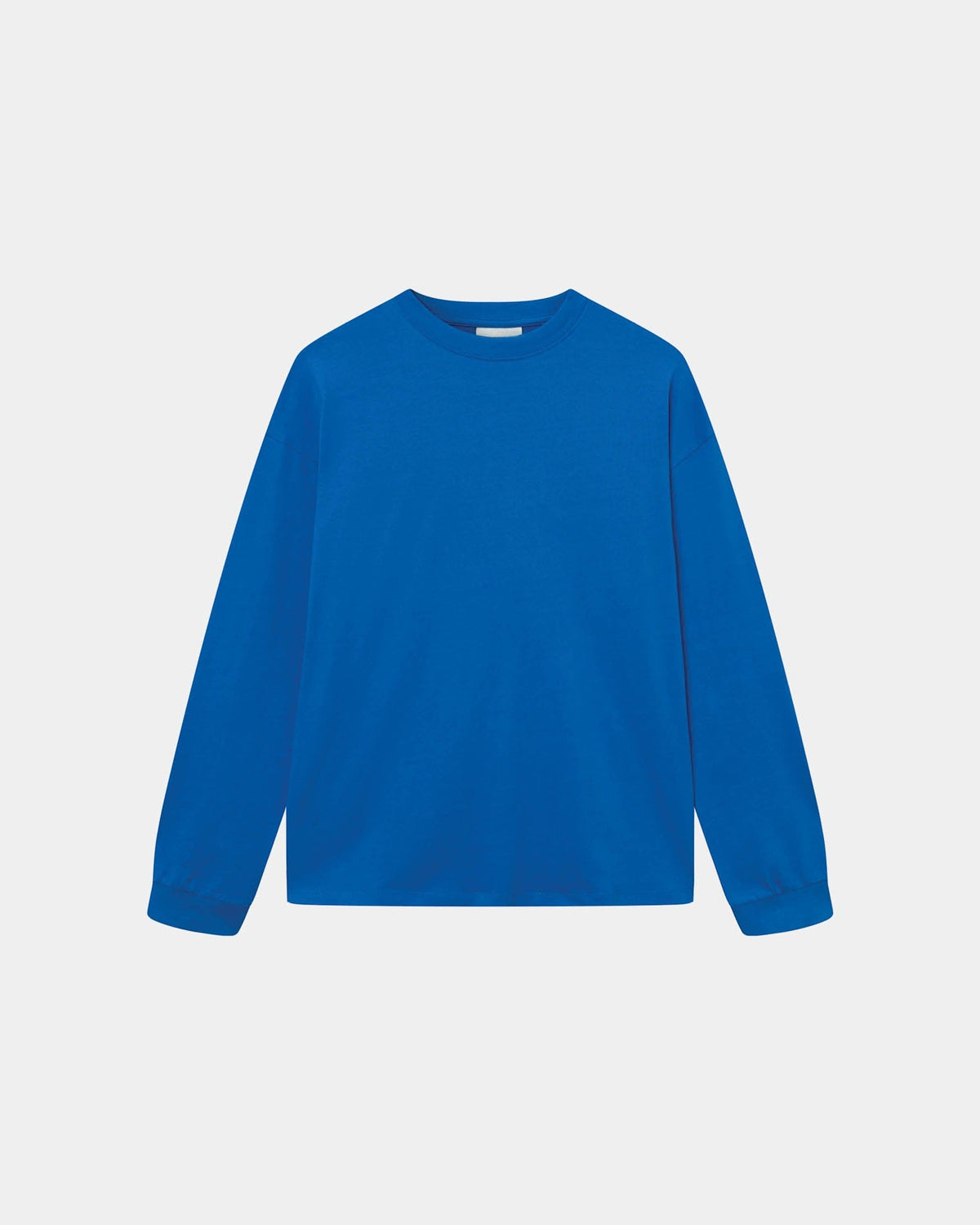 Long Sleeve Oversize, Men - Strong Blue