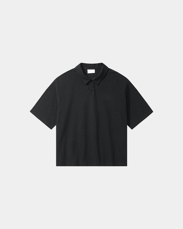Oversize Polo, Men - Black