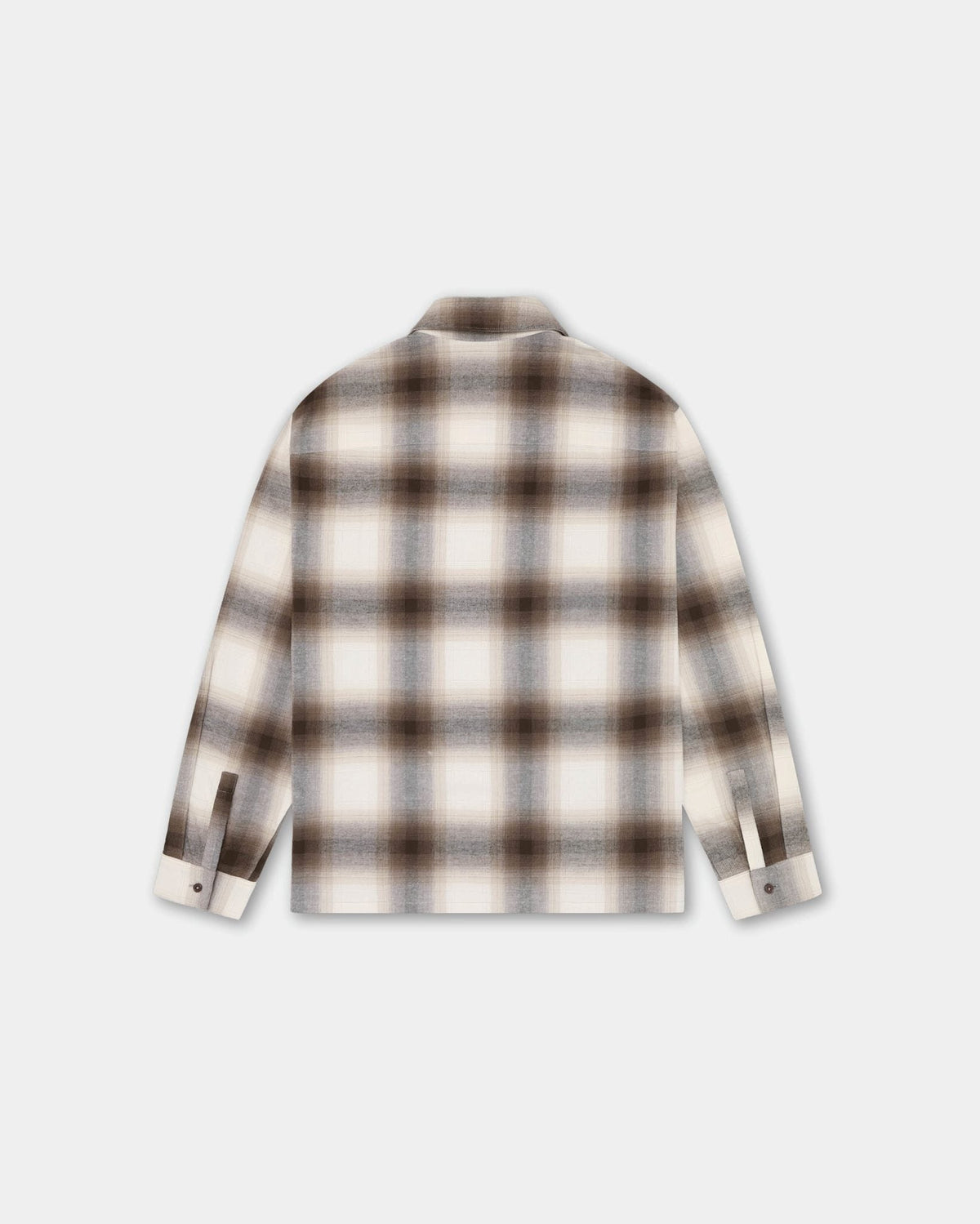 Flannel Shirt, Men - Brown Check