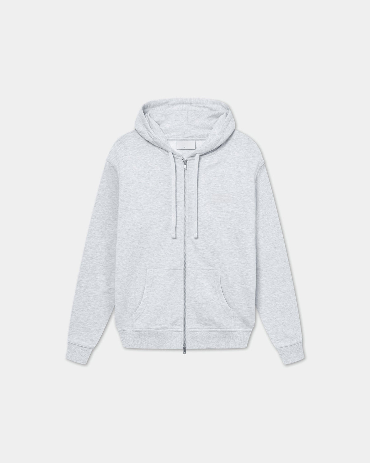 Classic Logo Zip Hoodie, Men - Cloudy Grey