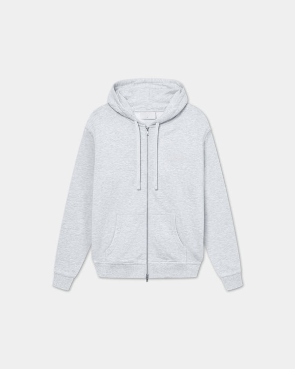 Classic Logo Zip Hoodie, Men - Cloudy Grey