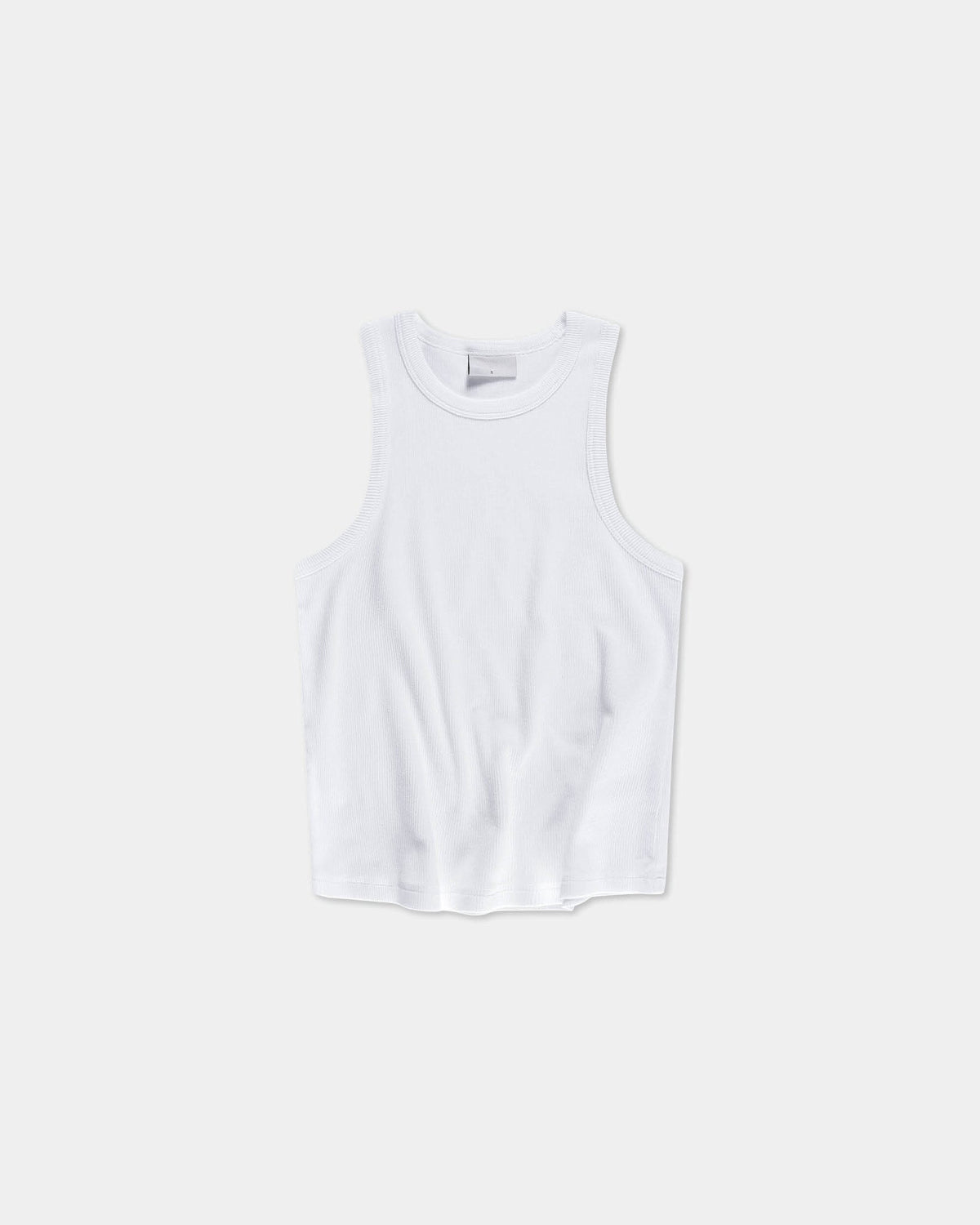 Rib Tank Top, Women - White
