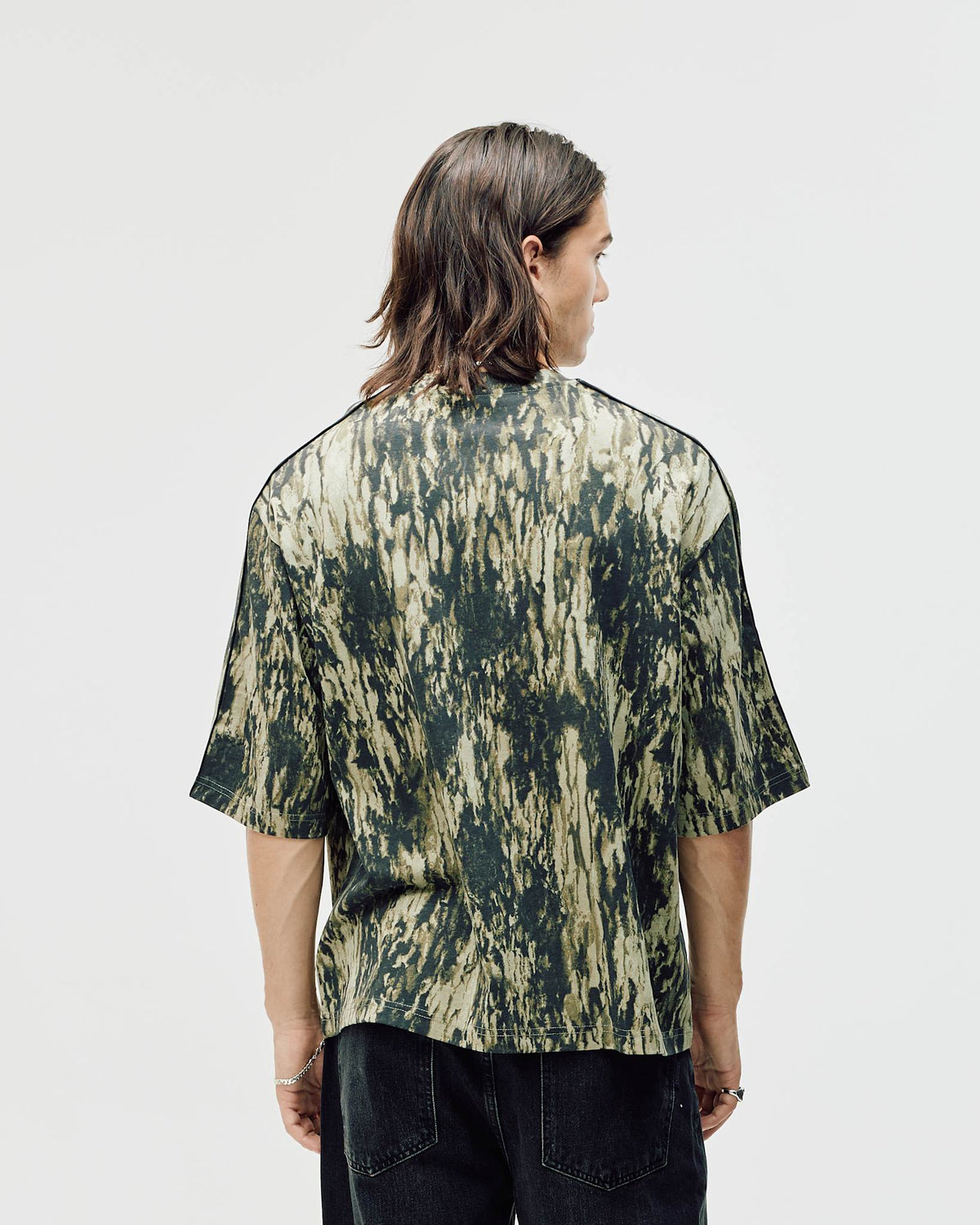 Logo Oversized Box Fit, Men - Camo